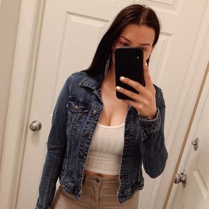 Cropped Denim Jacket